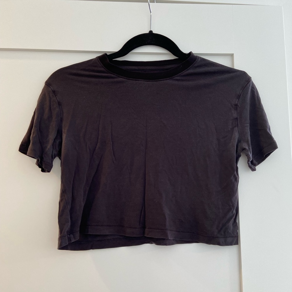 Girlfriend Collective Crop Organic Cotton Tee